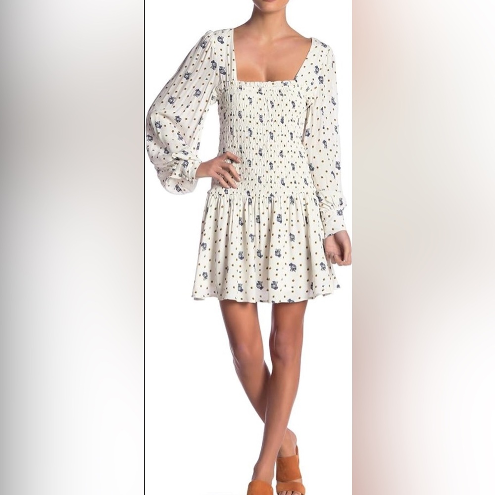 Free People  Two Faces Mini Dress